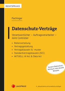 Abbildung von Pachinger | Datenschutz-Verträge | 4. Auflage | 2026 | beck-shop.de