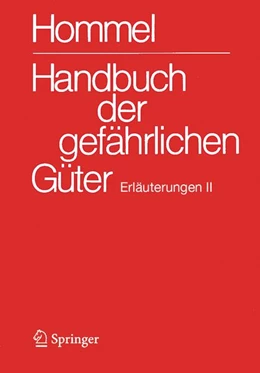 Abbildung von Holzhäuser | Handbuch der gefährlichen Güter. Erläuterungen II | 36. Auflage | 2026 | beck-shop.de