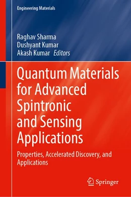 Abbildung von Sharma / Kumar | Quantum Materials for Advanced Spintronic and Sensing Applications | 1. Auflage | 2026 | beck-shop.de