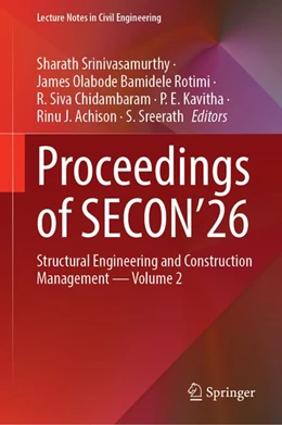 Abbildung von Srinivasamurthy / Rotimi | Proceedings of SECON’26 | 1. Auflage | 2026 | beck-shop.de