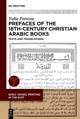 Abbildung von Petrova | Prefaces to 18th-Century Christian Arabic Books | 1. Auflage | 2026 | 9 | beck-shop.de