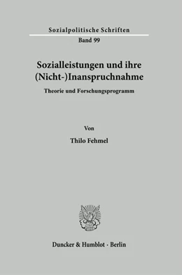 Abbildung von Fehmel | Sozialleistungen und ihre (Nicht-)Inanspruchnahme | 1. Auflage | 2026 | beck-shop.de
