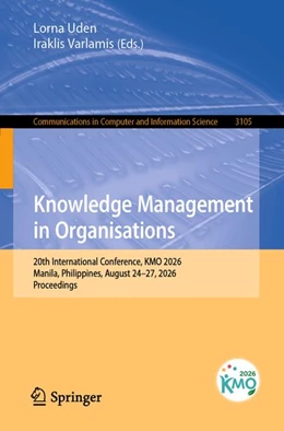 Abbildung von Uden / Varlamis | Knowledge Management in Organisations | 1. Auflage | 2026 | beck-shop.de