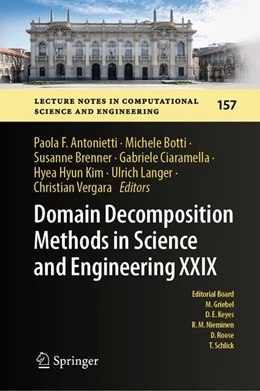 Abbildung von Antonietti / Botti | Domain Decomposition Methods in Science and Engineering XXIX | 1. Auflage | 2026 | beck-shop.de