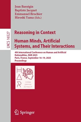 Abbildung von Baratgin / Jacquet | Reasoning in Context. Human Minds, Artificial Systems, and Their Interactions | 1. Auflage | 2026 | beck-shop.de