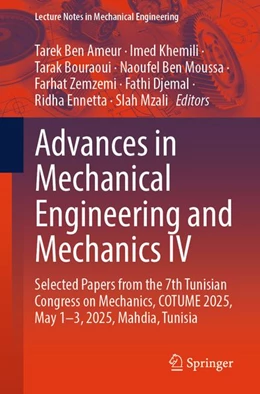 Abbildung von Ben Ameur / Khemili | Advances in Mechanical Engineering and Mechanics IV | 1. Auflage | 2026 | beck-shop.de