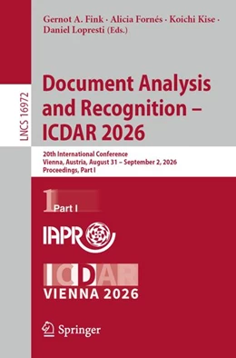 Abbildung von Fink / Fornés | Document Analysis and Recognition – ICDAR 2026 | 1. Auflage | 2026 | beck-shop.de
