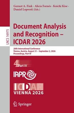 Abbildung von Fink / Fornés | Document Analysis and Recognition – ICDAR 2026 | 1. Auflage | 2026 | beck-shop.de