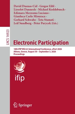 Abbildung von Duenas-Cid / Eibl | Electronic Participation | 1. Auflage | 2026 | beck-shop.de