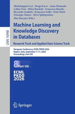 Abbildung von Ceci / Kocev | Machine Learning and Knowledge Discovery in Databases. Research Track and Applied Data Science Track | 1. Auflage | 2026 | beck-shop.de