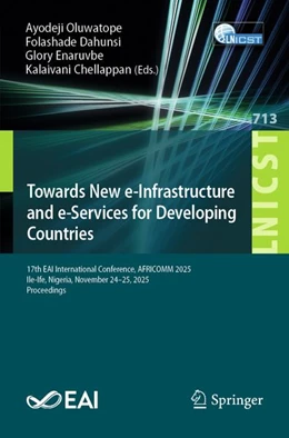 Abbildung von Oluwatope / Dahunsi | Towards New e-Infrastructure and e-Services for Developing Countries | 1. Auflage | 2026 | beck-shop.de