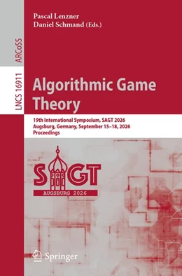 Abbildung von Lenzner / Schmand | Algorithmic Game Theory | 1. Auflage | 2026 | beck-shop.de