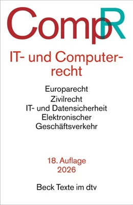 Abbildung von IT- und Computerrecht | 18. Auflage | 2026 | beck-shop.de