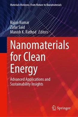 Abbildung von Kumar / Said | Nanomaterials for Clean Energy | 1. Auflage | 2027 | beck-shop.de