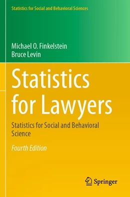Abbildung von Finkelstein / Levin | Statistics for Lawyers | 4. Auflage | 2026 | beck-shop.de