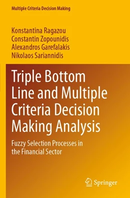 Abbildung von Ragazou / Zopounidis | Triple Bottom Line and Multiple Criteria Decision Making Analysis | 1. Auflage | 2025 | beck-shop.de
