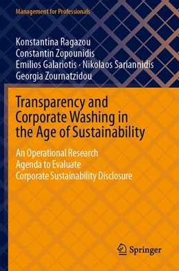 Abbildung von Ragazou / Zopounidis | Transparency and Corporate Washing in the Age of Sustainability | 1. Auflage | 2026 | beck-shop.de
