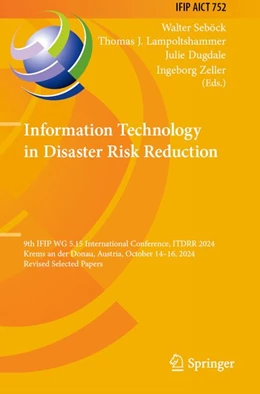 Abbildung von Seböck / Lampoltshammer | Information Technology in Disaster Risk Reduction | 1. Auflage | 2026 | beck-shop.de
