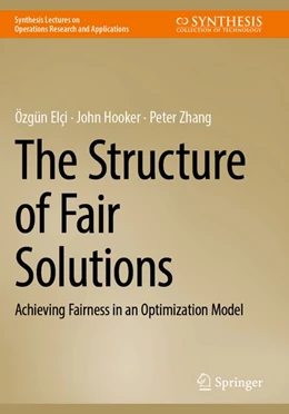 Abbildung von Elçi / Hooker | The Structure of Fair Solutions | 1. Auflage | 2026 | beck-shop.de