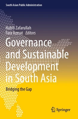 Abbildung von Zafarullah / Azmat | Governance and Sustainable Development in South Asia | 1. Auflage | 2025 | beck-shop.de