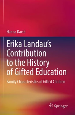 Abbildung von David | Erika Landau’s Contribution to the History of Gifted Education | 1. Auflage | 2026 | beck-shop.de