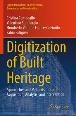 Abbildung von Cantagallo / Sangiorgio | Digitization of Built Heritage | 1. Auflage | 2026 | beck-shop.de
