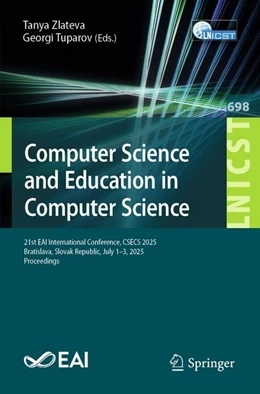 Abbildung von Zlateva / Tuparov | Computer Science and Education in Computer Science | 1. Auflage | 2026 | beck-shop.de