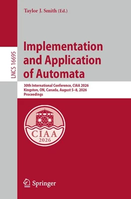 Abbildung von Smith | Implementation and Application of Automata | 1. Auflage | 2026 | beck-shop.de