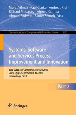 Abbildung von Yilmaz / Clarke | Systems, Software and Services Process Improvement and Innovation | 1. Auflage | 2026 | beck-shop.de