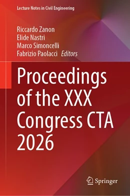 Abbildung von Zanon / Nastri | Proceedings of the XXX Congress CTA 2026 | 1. Auflage | 2026 | beck-shop.de