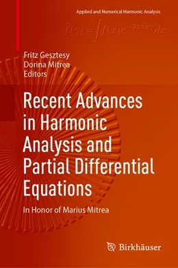 Abbildung von Gesztesy / Mitrea | Recent Advances in Harmonic Analysis and Partial Differential Equations | 1. Auflage | 2026 | beck-shop.de