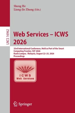 Abbildung von He / Zhang | Web Services – ICWS 2026 | 1. Auflage | 2026 | beck-shop.de