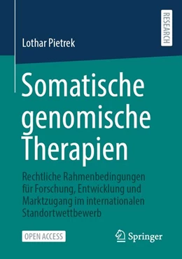 Abbildung von Pietrek | Somatische genomische Therapien | 1. Auflage | 2026 | beck-shop.de