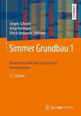 Abbildung von Schmitt / Bormann | Simmer Grundbau 1 | 21. Auflage | 2027 | beck-shop.de