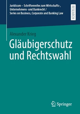 Abbildung von Krieg | Gläubigerschutz und Rechtswahl | 1. Auflage | 2026 | beck-shop.de