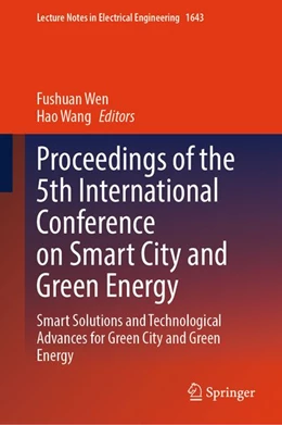 Abbildung von Wen / Wang | Proceedings of the 5th International Conference on Smart City and Green Energy | 1. Auflage | 2026 | beck-shop.de