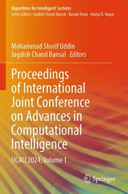 Abbildung von Uddin / Bansal | Proceedings of International Joint Conference on Advances in Computational Intelligence | 1. Auflage | 2026 | beck-shop.de