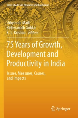 Abbildung von Maiti / Goldar | 75 Years of Growth, Development and Productivity in India | 1. Auflage | 2026 | beck-shop.de