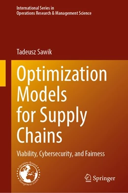 Abbildung von Sawik | Optimization Models for Supply Chains | 1. Auflage | 2026 | beck-shop.de