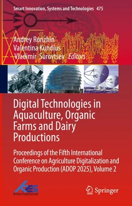 Abbildung von Ronzhin / Kundius | Digital Technologies in Aquaculture, Organic Farms and Dairy Productions | 1. Auflage | 2026 | beck-shop.de