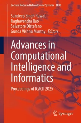 Abbildung von Rawat / Rao | Advances in Computational Intelligence and Informatics | 1. Auflage | 2026 | beck-shop.de