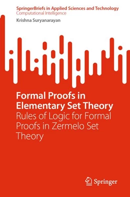 Abbildung von Suryanarayan | Formal Proofs in Elementary Set Theory | 1. Auflage | | beck-shop.de