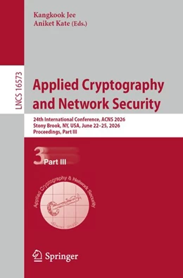 Abbildung von Jee / Kate | Applied Cryptography and Network Security | 1. Auflage | 2026 | beck-shop.de