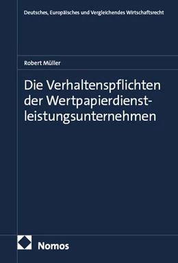 Abbildung von Müller | Die Verhaltenspflichten der Wertpapierdienstleistungsunternehmen | 1. Auflage | 2026 | 148 | beck-shop.de