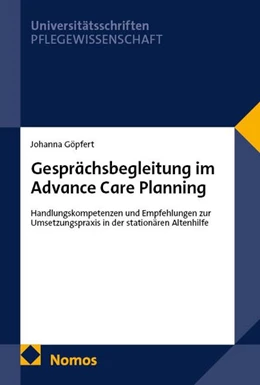 Abbildung von Göpfert | Gesprächsbegleitung im Advance Care Planning | 1. Auflage | 2026 | 1 | beck-shop.de