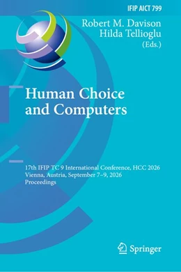 Abbildung von Davison / Tellioglu | Human Choice and Computers | 1. Auflage | 2026 | beck-shop.de