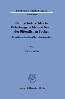 Abbildung von Möller | Naturschutzrechtliche Betretungsrechte und Recht der öffentlichen Sachen | 1. Auflage | 2026 | beck-shop.de