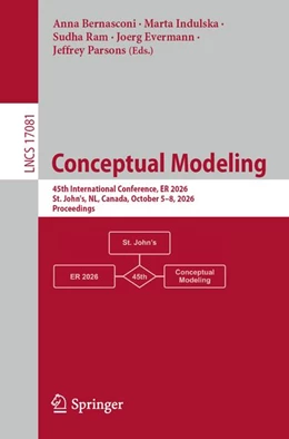 Abbildung von Bernasconi / Indulska | Conceptual Modeling | 1. Auflage | 2026 | beck-shop.de