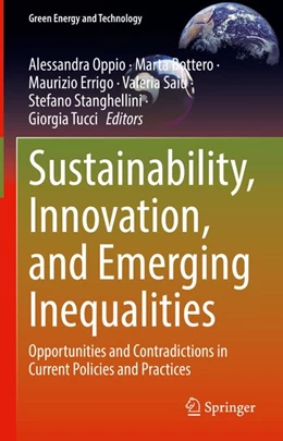 Abbildung von Oppio / Bottero | Sustainability, Innovation, and Emerging Inequalities | 1. Auflage | | beck-shop.de
