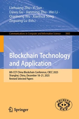 Abbildung von Zhu / Sun | Blockchain Technology and Application | 1. Auflage | | beck-shop.de